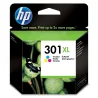 HP301XL (CH564AEE) Tinteiro de tinta tricolor de alta capacidade, original