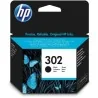 Cartucho de tinta HP302 Negro (F6U66AE), original de HP