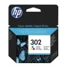 Cartucho de tinta HP302 Color (F6U65AE), original de HP