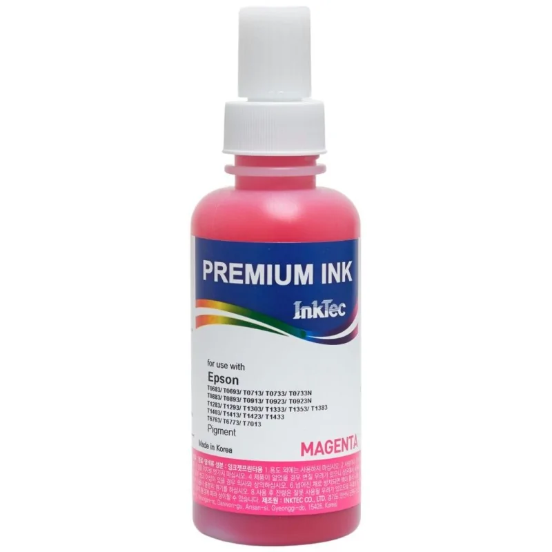 Encre magenta compatible Epson 112. Flacon InkTec de 100 ml