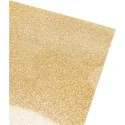 Smart Iron-On Glitter ORO (ancho 33cm) - Vinilo textil purpurina