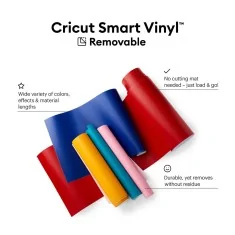 Vinil adesivo removível vermelho, Smart Vinyl (rolo, largura 33cm)