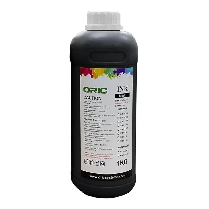 Tinta preta DTF, ORIC (1 kg)