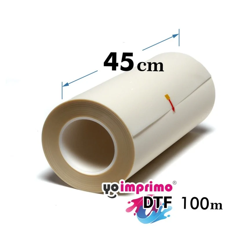 Filme DTF 45cm, mate, 90 mícrons, antiestático (bobina de 100m)