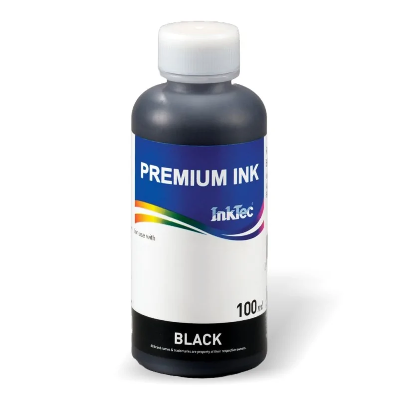 Encre pigmentée noire pour imprimantes Epson, InkTec E0013 (100ml)