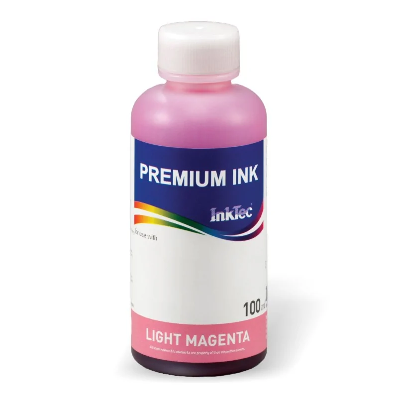 100 ml d'encre pour imprimantes Epson LIGHT MAGENTA, InkTec E0010