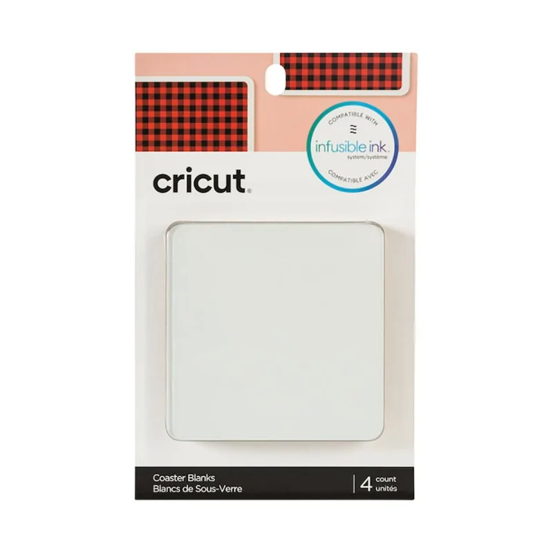 4 sous-verres carrés personnalisables, Cricut