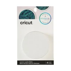 4 sous-verres ronds personnalisables, Cricut