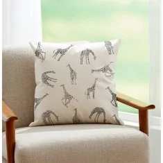 Housse de coussin 45cm x 45cm crème, Cricut