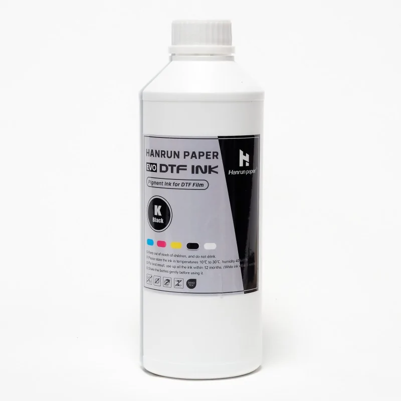 Tinta Hanrun DTF EVO, Negro (1 kg)