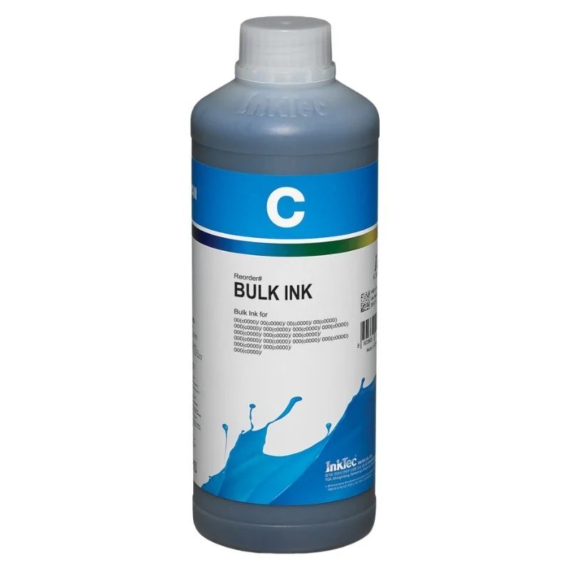 Encre pigmentée 1L compatible avec hp913A, hp973X, hp991X, InkTec H4973 CYAN